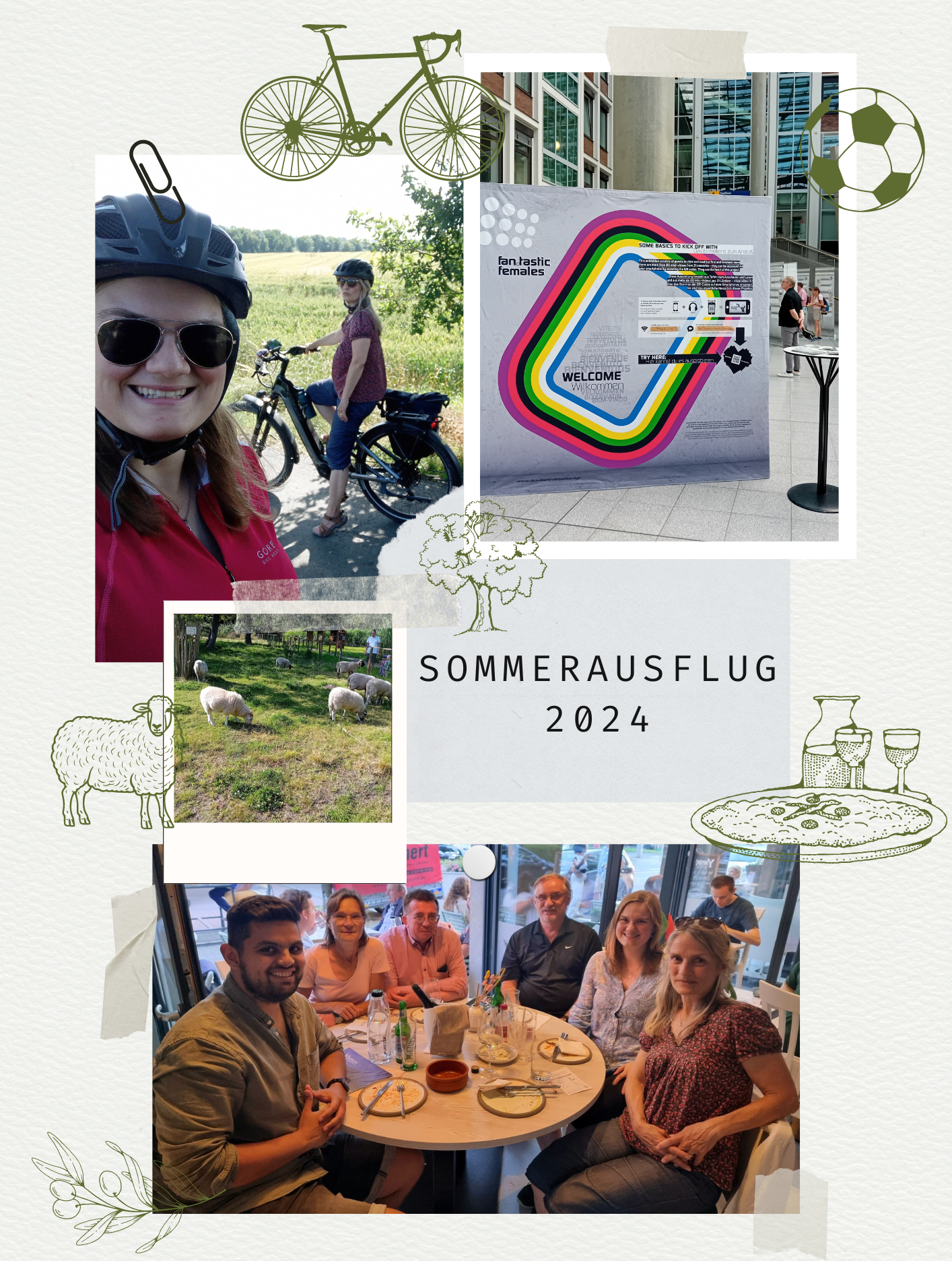 Teamausflug2024 collage